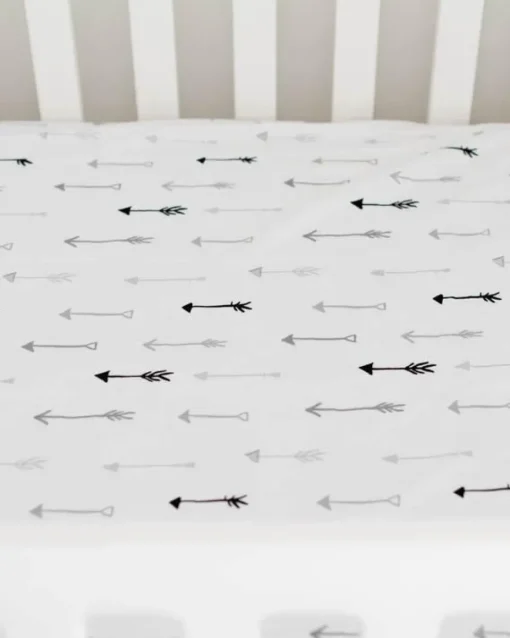 Little Unicorn Percale Muslin Crib Sheet Arrows Online