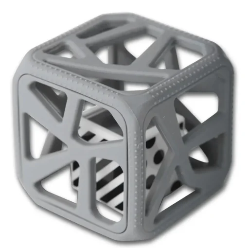 Malarkey Kids Malarky Kids® Chew Cube Silicone Rattle (Grey) Fashion