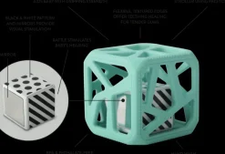 Malarkey Kids Malarky Kids® Chew Cube Silicone Rattle (Grey) Fashion