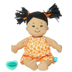 Manhattan Toy ® Baby Stella Peach Doll Black Hair (New Box) Outlet