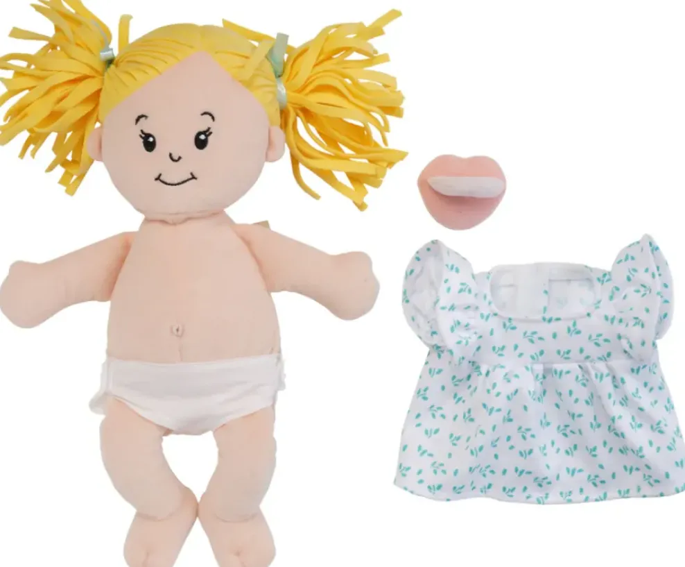 Manhattan Toy ® Love, Stella Peach Doll with Blonde Pigtails Discount
