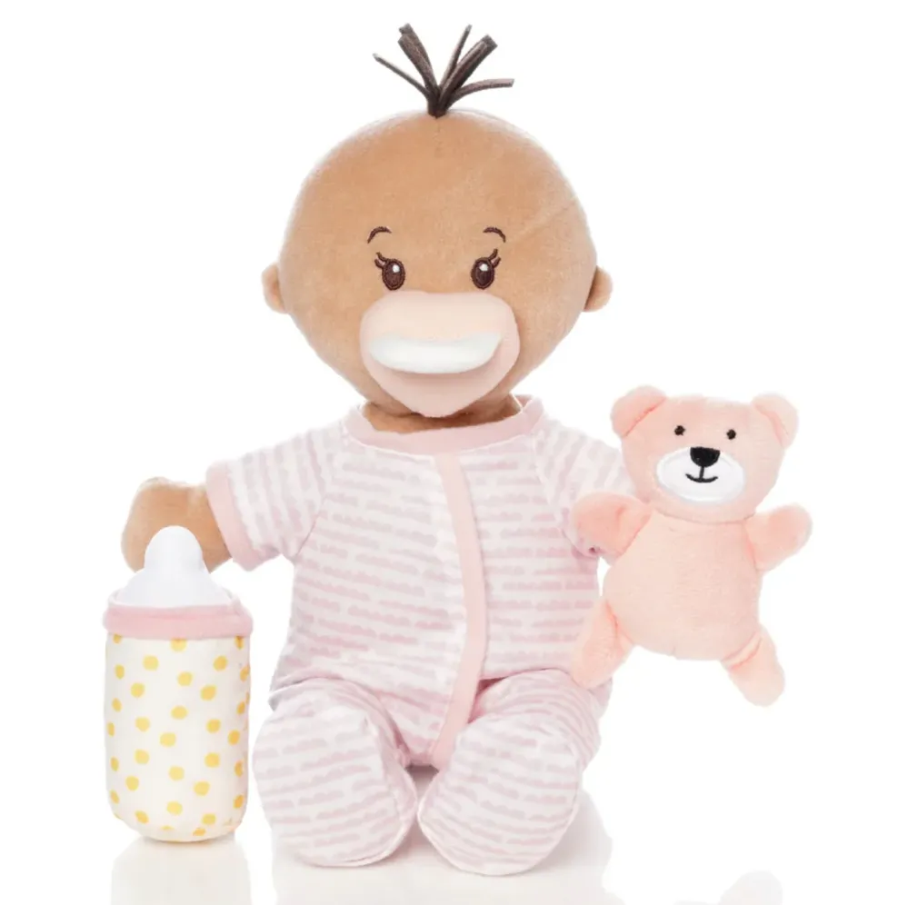 Manhattan Toy ® Love, Stella Sleepy Time Set Beige Doll with Brown Tuft New