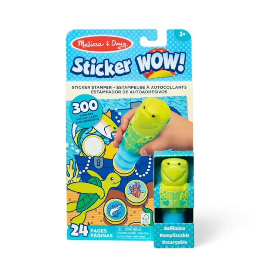 Melissa and Doug Melissa & Doug® Sticker WOW!® Activity Pad & Sticker Stamper - Sea Turtle New