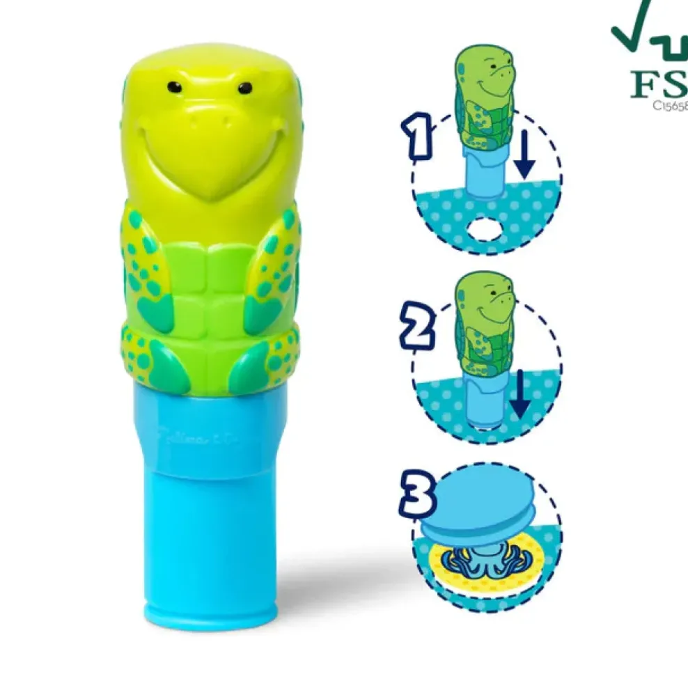 Melissa and Doug Melissa & Doug® Sticker WOW!® Activity Pad & Sticker Stamper - Sea Turtle New