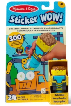 Melissa and Doug Melissa & Doug® Sticker WOW!® Activity Pad & Sticker Stamper - Bulldozer Fashion