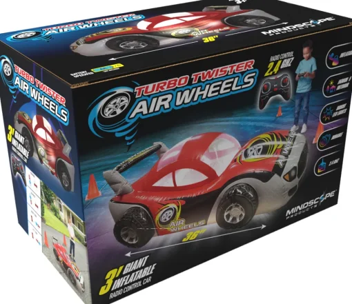 Mindscope Turbo Twister Air Wheels (Red) 3' Fashion