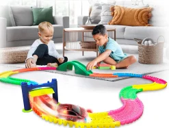 Mindscope Twister Track 3D 11 Feet of Neon Glow In The Dark Track + Car Discount