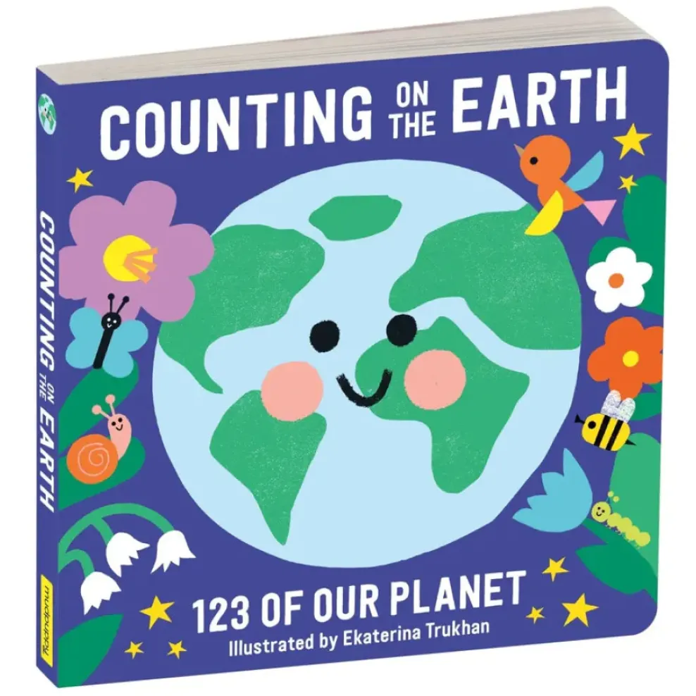 Mudpuppy Counting on the Earth Board Book New