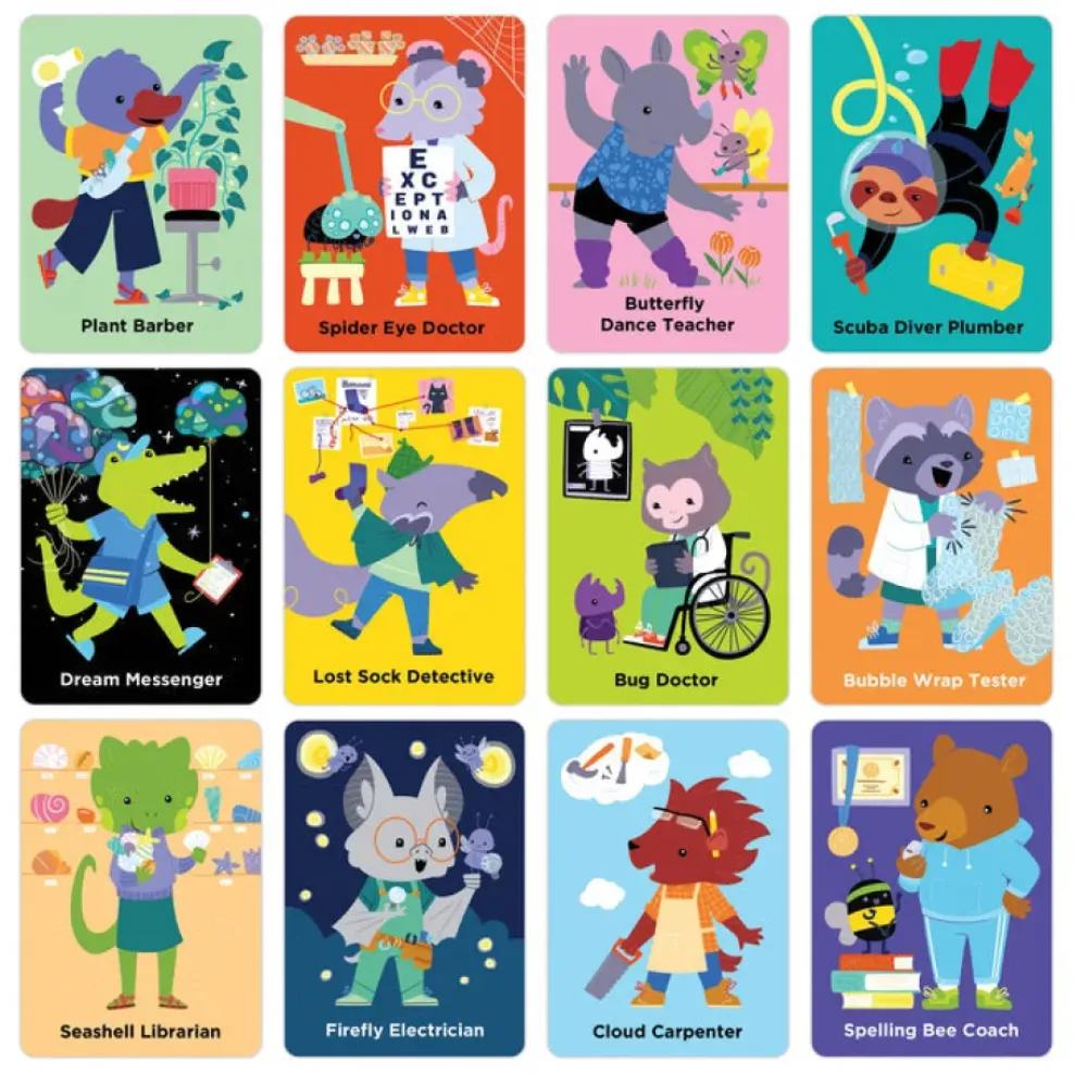 Mudpuppy Game - Wondrous Jobs Charades Online