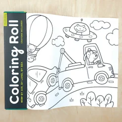 Mudpuppy Mini Coloring Roll - By Air, By Land, By Sea Online