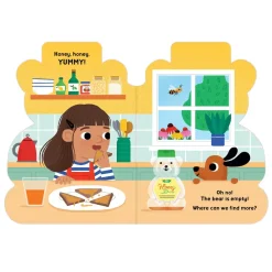 Mudpuppy The Honey Bear Hive Shaped Board Book Clearance