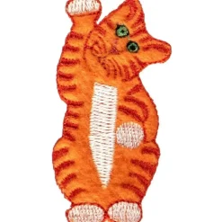 No Slippy Hair Clippy Peyton Orange Tabby Cat Fashion