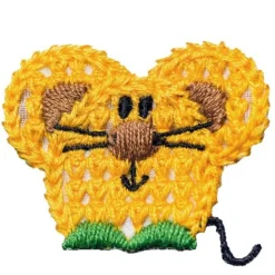 No Slippy Hair Clippy Taylor Crochet Mouse Gold Clearance