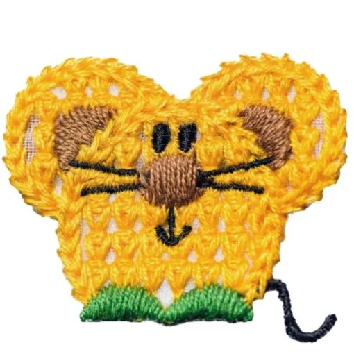 No Slippy Hair Clippy Taylor Crochet Mouse Gold Clearance