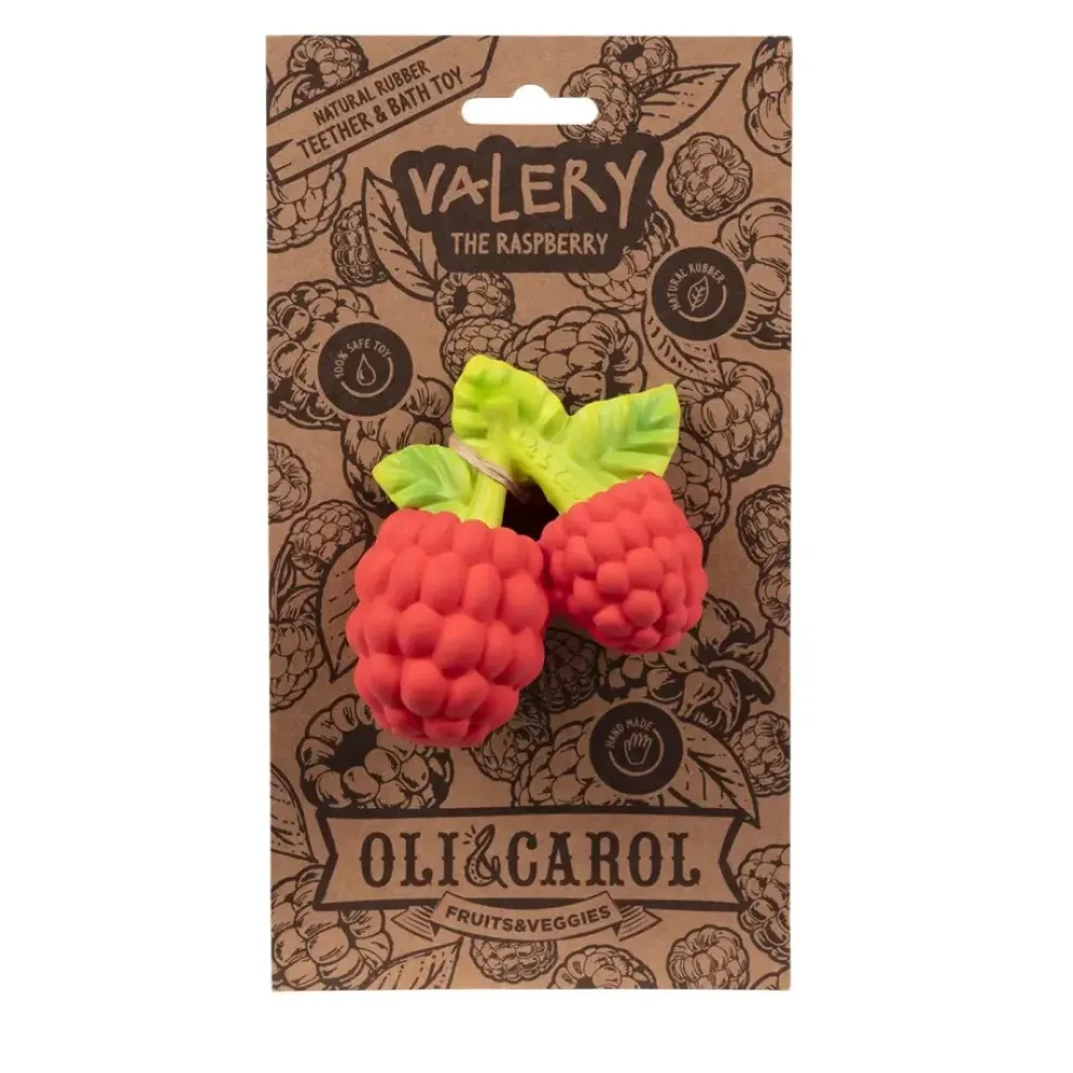Hotaling Imports Oli & Carol Teether: Valery the Raspberry Clearance