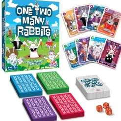Happy Camper One Two Many Rabbits - A Wild & Harey Card Game Best
