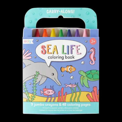 Ooly Carry-Along Coloring Book - Sea Life Discount