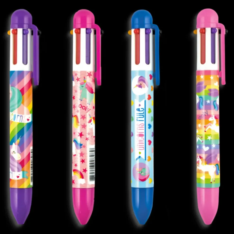 Ooly 6-Click Multi Color Pen Unique Unicorns Outlet