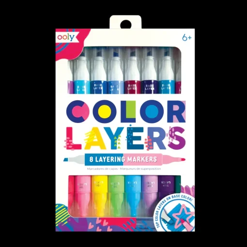 Ooly Color Layers Double Ended Layering Markers - Set of 8 Best