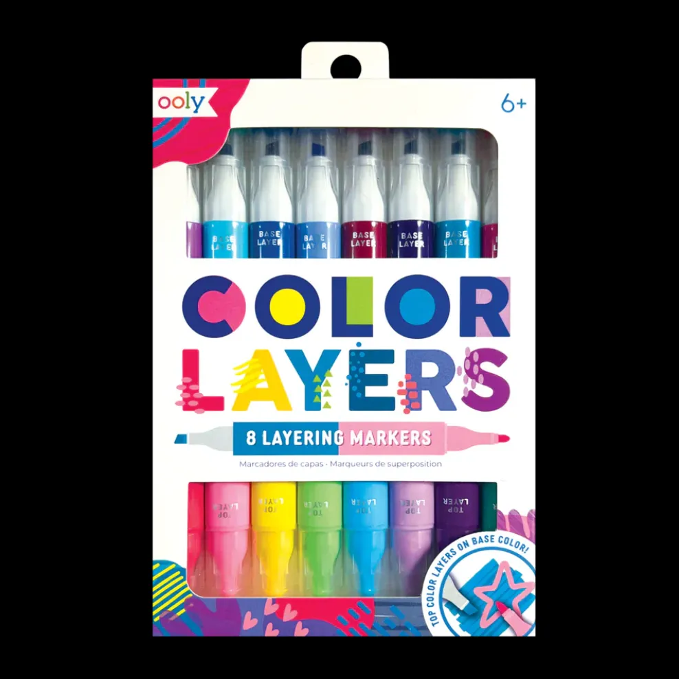 Ooly Color Layers Double Ended Layering Markers - Set of 8 Best