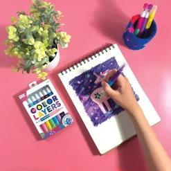 Ooly Color Layers Double Ended Layering Markers - Set of 8 Best