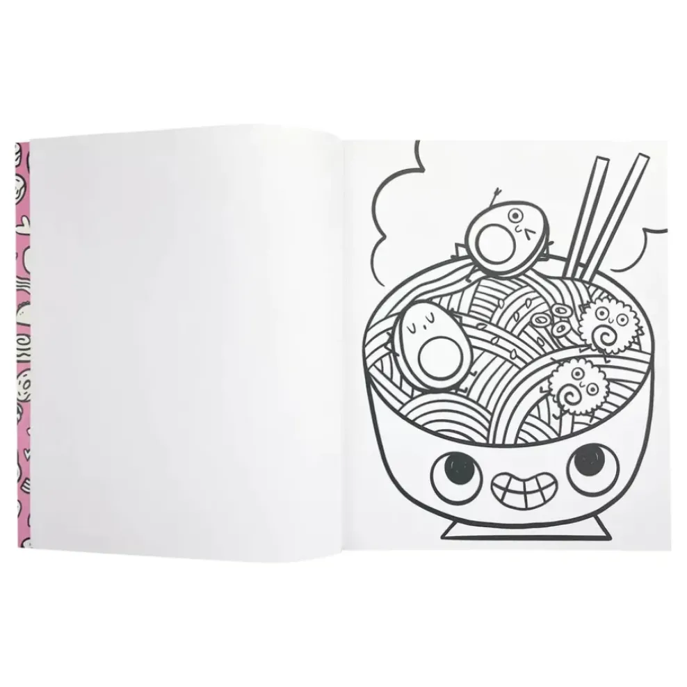 Ooly Color-In' Book - Happy Snacks Fashion