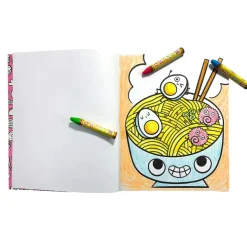 Ooly Color-In' Book - Happy Snacks Fashion