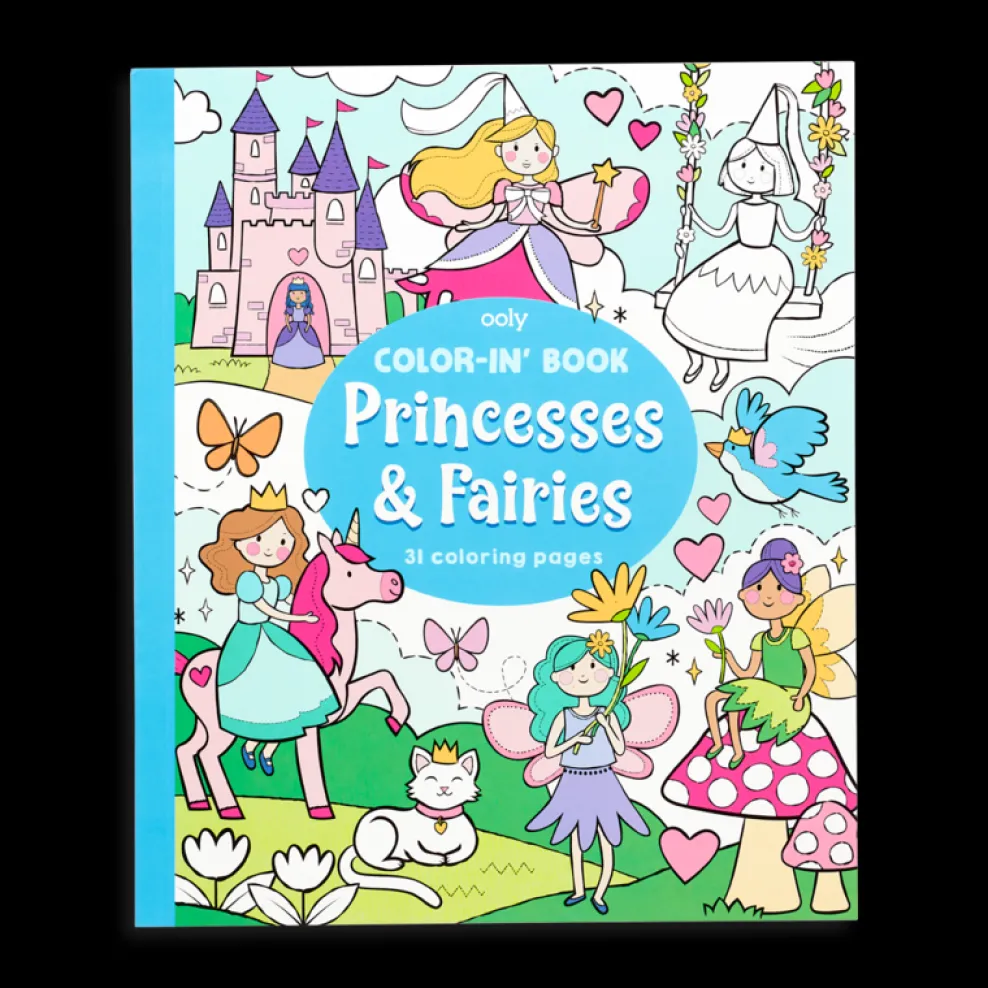Ooly Color-In' Book - Princess & Fairies Best