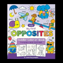 Ooly Color-In' Book Toddler - My First Opposites Outlet