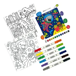 Ooly Colortopia Color By Number Paint Marker Kit - Epic Adventures Clearance