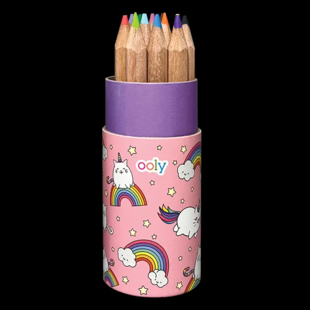 Ooly Draw 'n Doodle Mini Colored Pencils & Sharpner Space Best