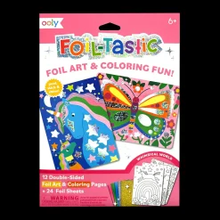 Ooly Foil-tastic Foil Art & Coloring Set - Whimsical World Online