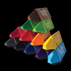 Ooly Happy Triangles Jumbo Crayons - Set of 12 Clearance