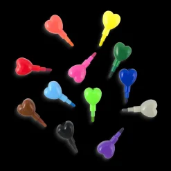 Ooly Heart to Heart Stacking Crayons Hot