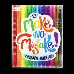 Ooly Make No Mistake Erasable Markers - set of 12 Clearance