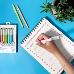 Ooly Noted! 2-in-1 Micro Fine Tip Pen and Highlighters - Set of 6 Outlet