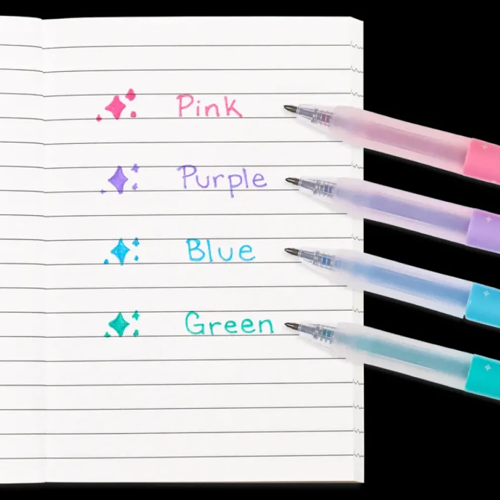 Ooly Oh My Glitter! Retractable Glitter Gel Pens (set of 4) Sale