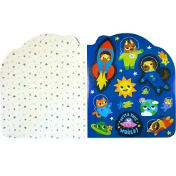 Ooly Playful Pages Activity Book - Pets In Space Clearance