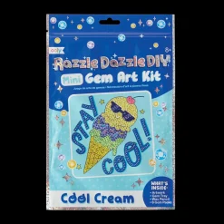 Ooly Razzle Dazzle DIY Gem Art Kit Cool Cream New