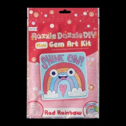 Ooly Razzle Dazzle DIY Gem Art Kit Rad Rainbow New
