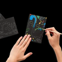 Ooly Scratch & Scribble Mini Scratch Art Kit - Dino Days Clearance