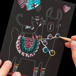 Ooly Scratch & Scribble Mini Scratch Art Kit - Funtastic Friends Discount