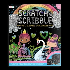 Ooly Scratch & Scribble Scratch Art Kit - Princess Garden Sale