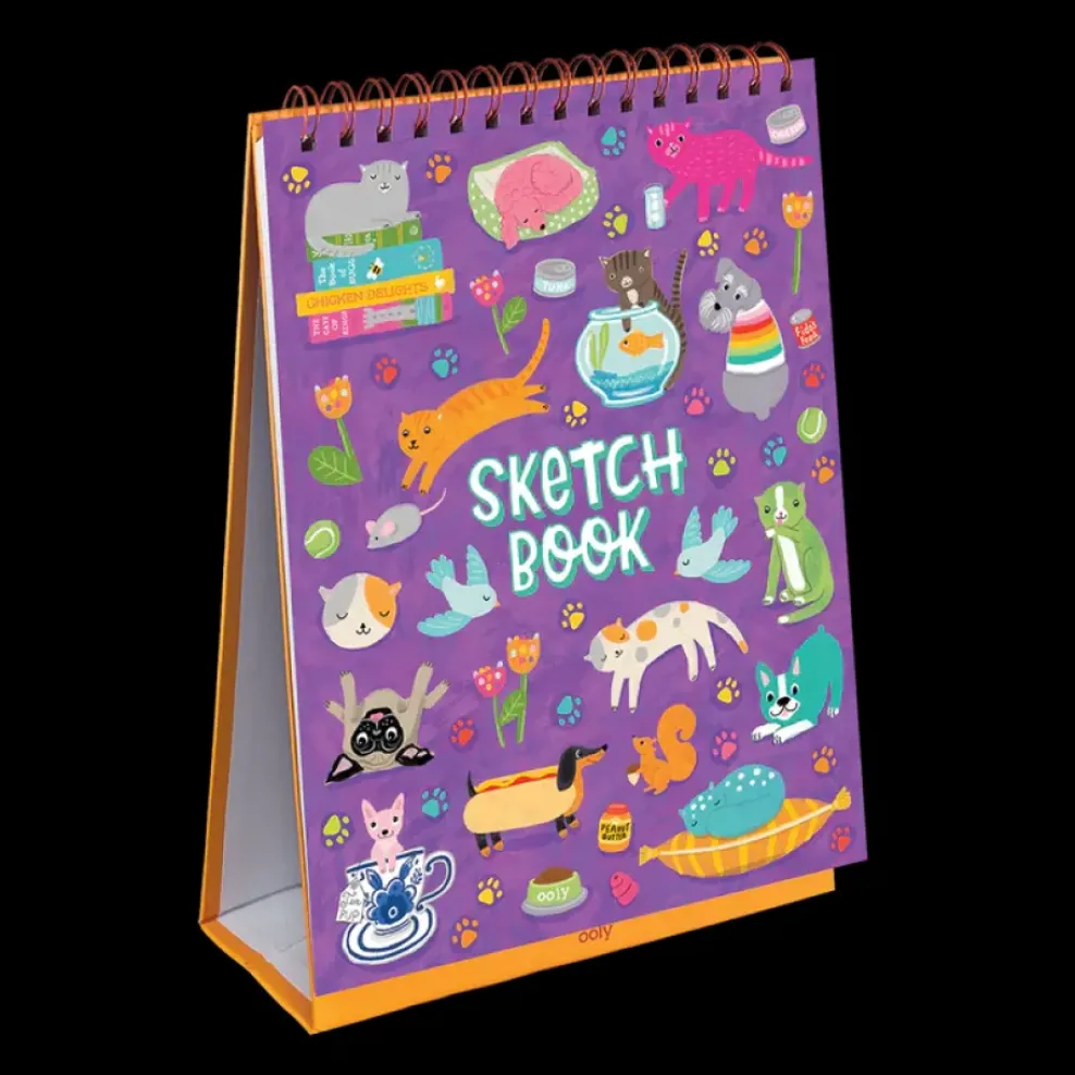 Ooly Sketch and Show Standing Sketchbook - Pets at Play Outlet