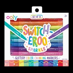 Ooly Switch-Eroo Sparkle Color Changing Markers (set of 12) Online