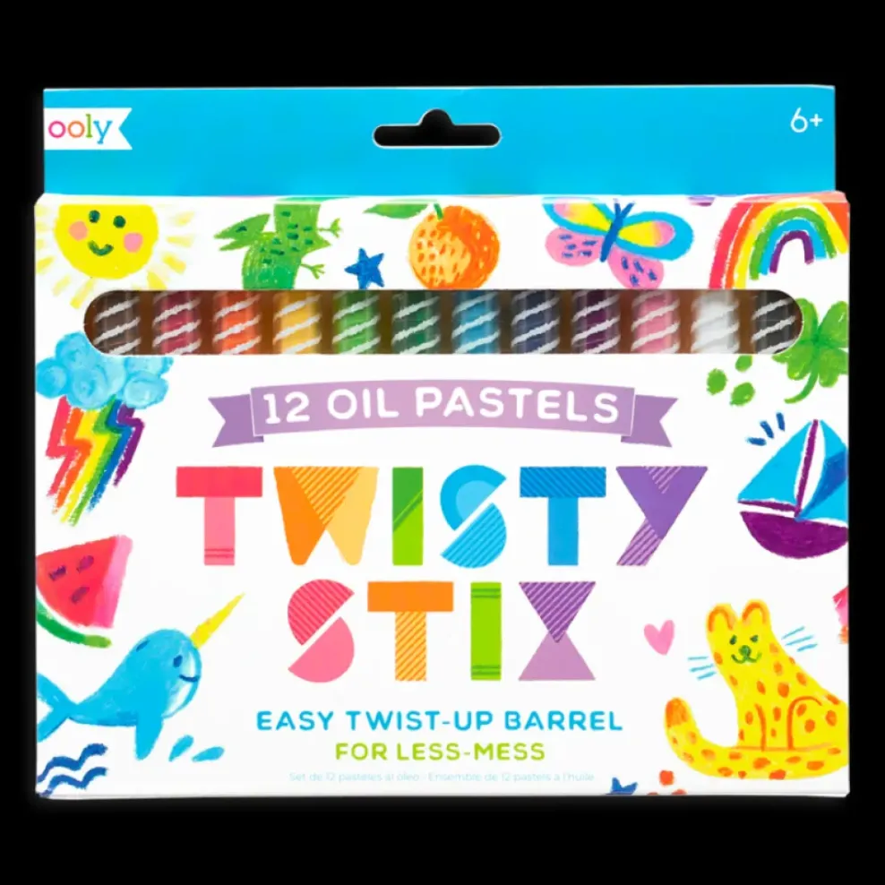 Ooly Twisty Stix Oil Pastels Hot