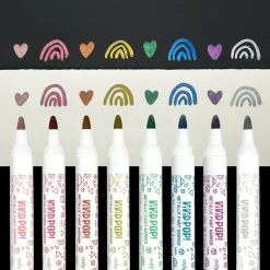 Ooly Vivid Pop! Water Based Paint Markers Metallic Clearance