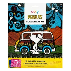 Ooly ® x Peanuts®: Scratch Art Kit New