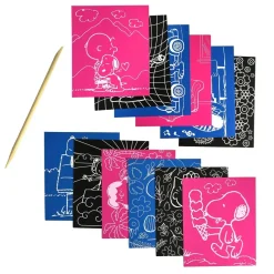 Ooly ® x Peanuts®: Scratch Art Kit New