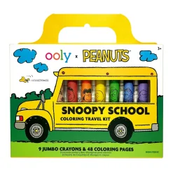 Ooly ® x Peanuts®: Snoopy School Coloring Travel Kit New